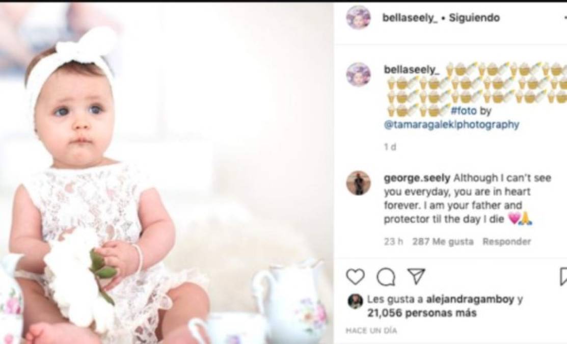 El 18 de junio Marlene publicó una foto en la cuenta de Instagram de Bella, la hija de ambos, donde el empresario escribió: “Aunque no pueda todos los días, estás en mi corazón para siempre. Seré tu papá y tu protector hasta el día que muera”, aseguró Seely.<br/>