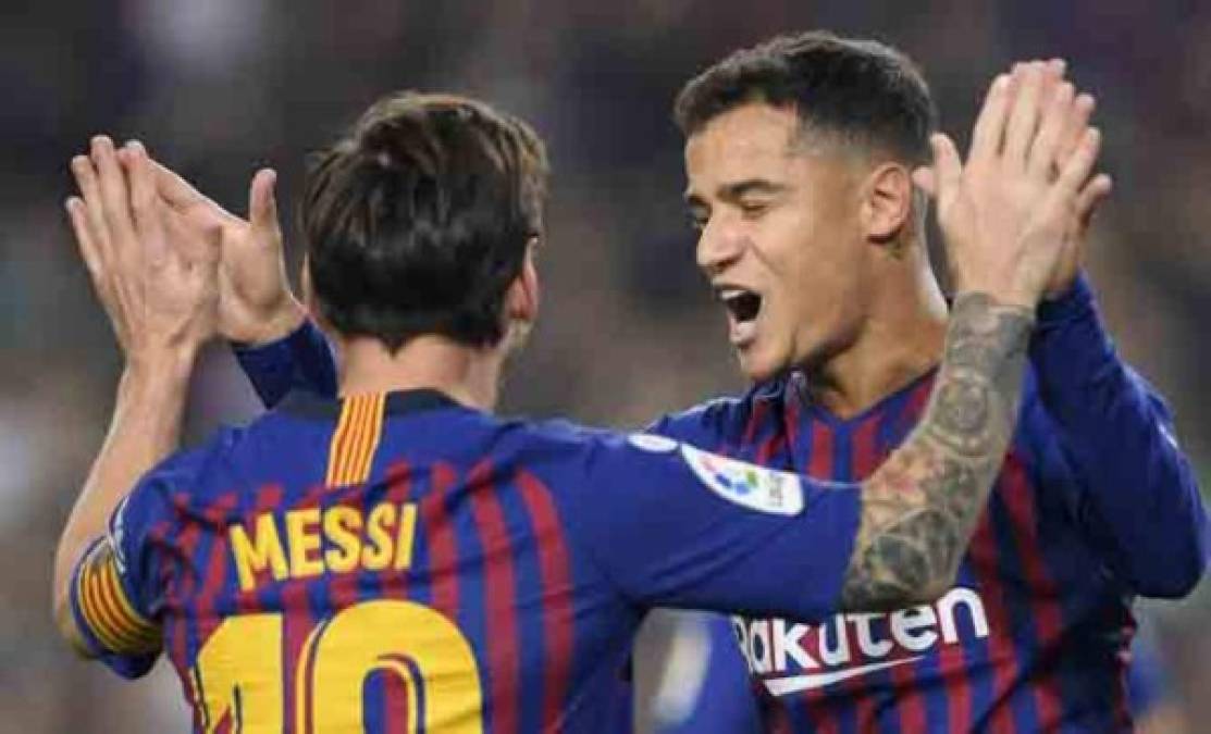 Philippe Coutinho se encargó de abrir el marcador apenas al minuto dos tras una gran asistencia de Lionel Messi.