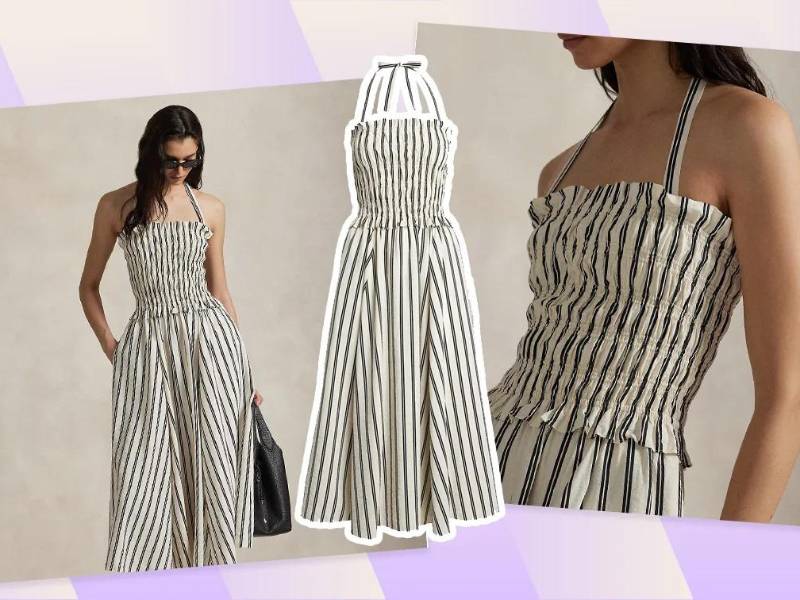 El vestido de Ralph Lauren que Taylor Swift lució en las fotos de su compromiso.