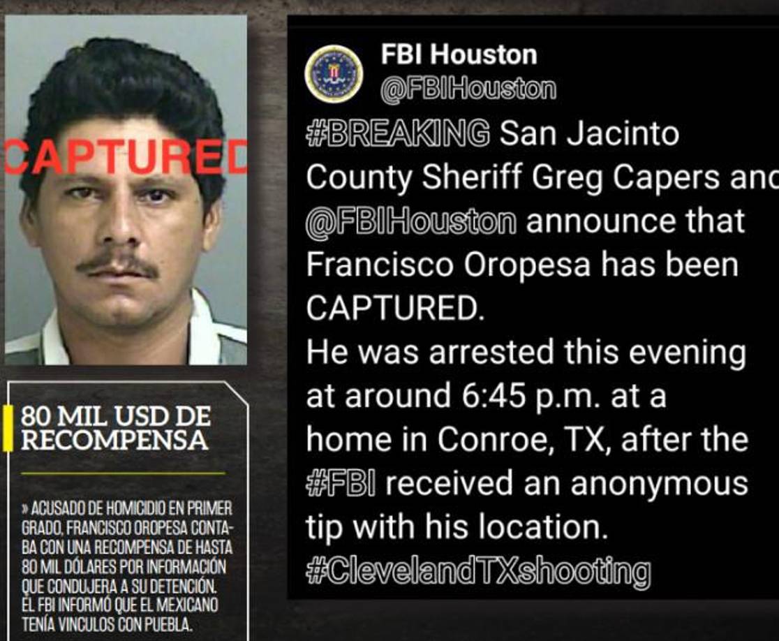 El alto oficial también reveló que las autoridades creen haber recuperado el arma con la que se cometieron los homicidios, pero un examen de balística determinará si efectivamente fue la usada para disparar contra las cinco víctimas.