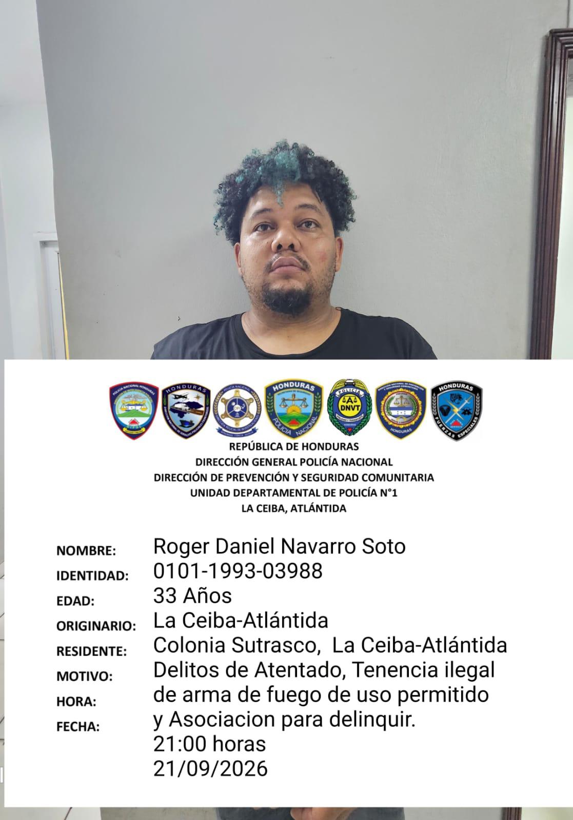 Al ver la patrulla, intentaron huir: así fue la captura de cinco supuestos pandilleros de la 18 en La Ceiba