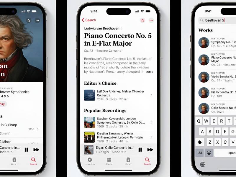 La app contará con 5 millones de pistas musicales.