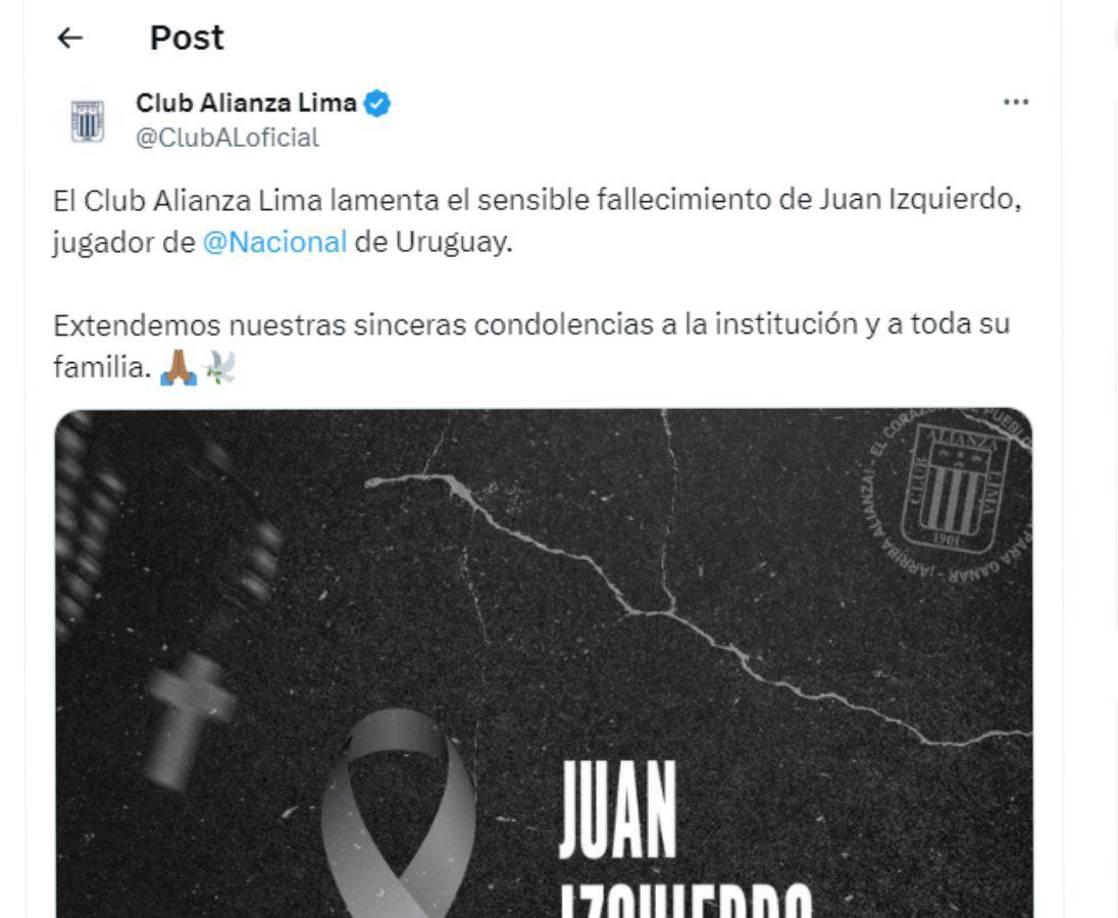 Alianza Lima de Perú.