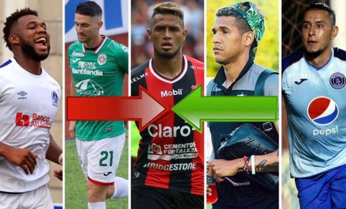 Los principales movimientos del mercado de fichajes del fútbol hondureño en las últimas horas.