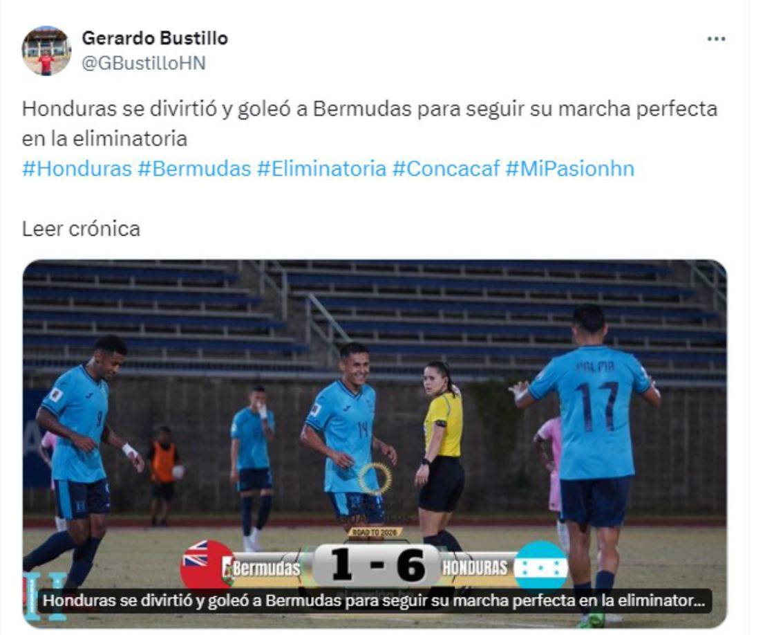 ”Honduras se divirtió”. 