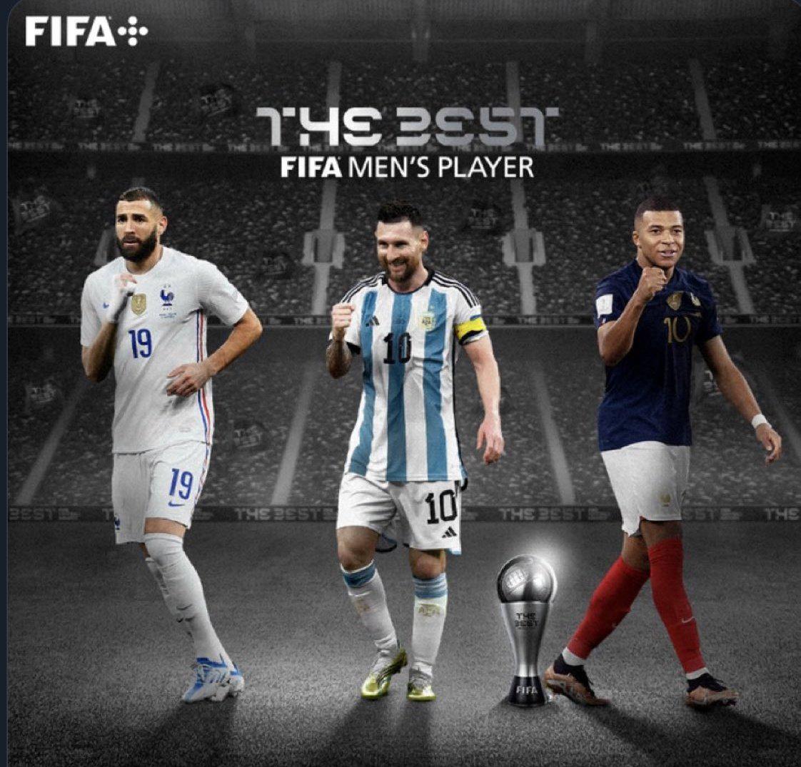 FIFA anuncia a los finalistas al ‘The Best’ a Mejor Jugador del 2022