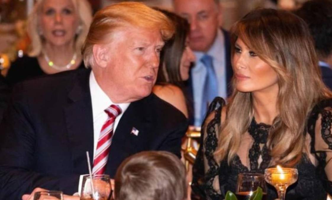 Trump y Melania suelen cenar en el club con sus socios y amigos luego de que Florida levantara algunas restricciones por la pandemia.