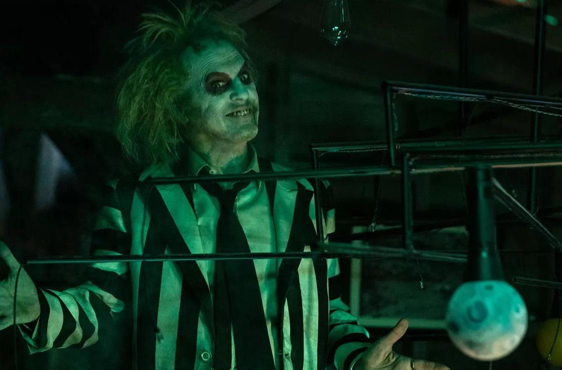 Imagen de Michael Keaton en la secuela de <b>Beetlejuice.</b>