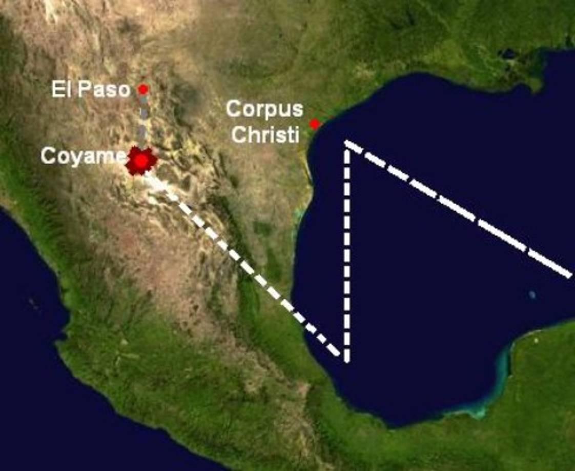 COYAME, MÉXICO (1974)<br/>Este caso narra el choque en pleno vuelo entre una avioneta Cessna 180 y un ovni, cerca de la cuidad de Coyame (Chihuahua, México), cerca de la frontera con EEUU, el 25 de agosto de 1974. Aunque inicialmente se pensaba que se trataba de un meteorito, esta idea fue descartada al observar el comportamiento del objeto, que cambiaba de dirección, de acuerdo con el seguimiento de radar. Los detalles de este caso son escabrosos y con tintes de leyenda urbana. Los diferentes relatos coinciden en que el Ejército mexicano envió personal para buscar el avión desaparecido y cuando dieron con él, encontraron otra aeronave de forma circular. Los militares cargaron todo en varios camiones, pero nunca llegaron a su destino. Se dice que un grupo de operativos de la Agencia Central de Inteligencia, estadounidense (CIA), se presentó al lugar donde el convoy militar se había detenido, encontrando muerto a todo el personal mexicano. Los agentes recogieron el presunto ovni y se lo llevaron. Las autoridades mexicanas ha negado oficialmente que este suceso haya tenido lugar, de acuerdo con uno de los diversos relatos.<br/>