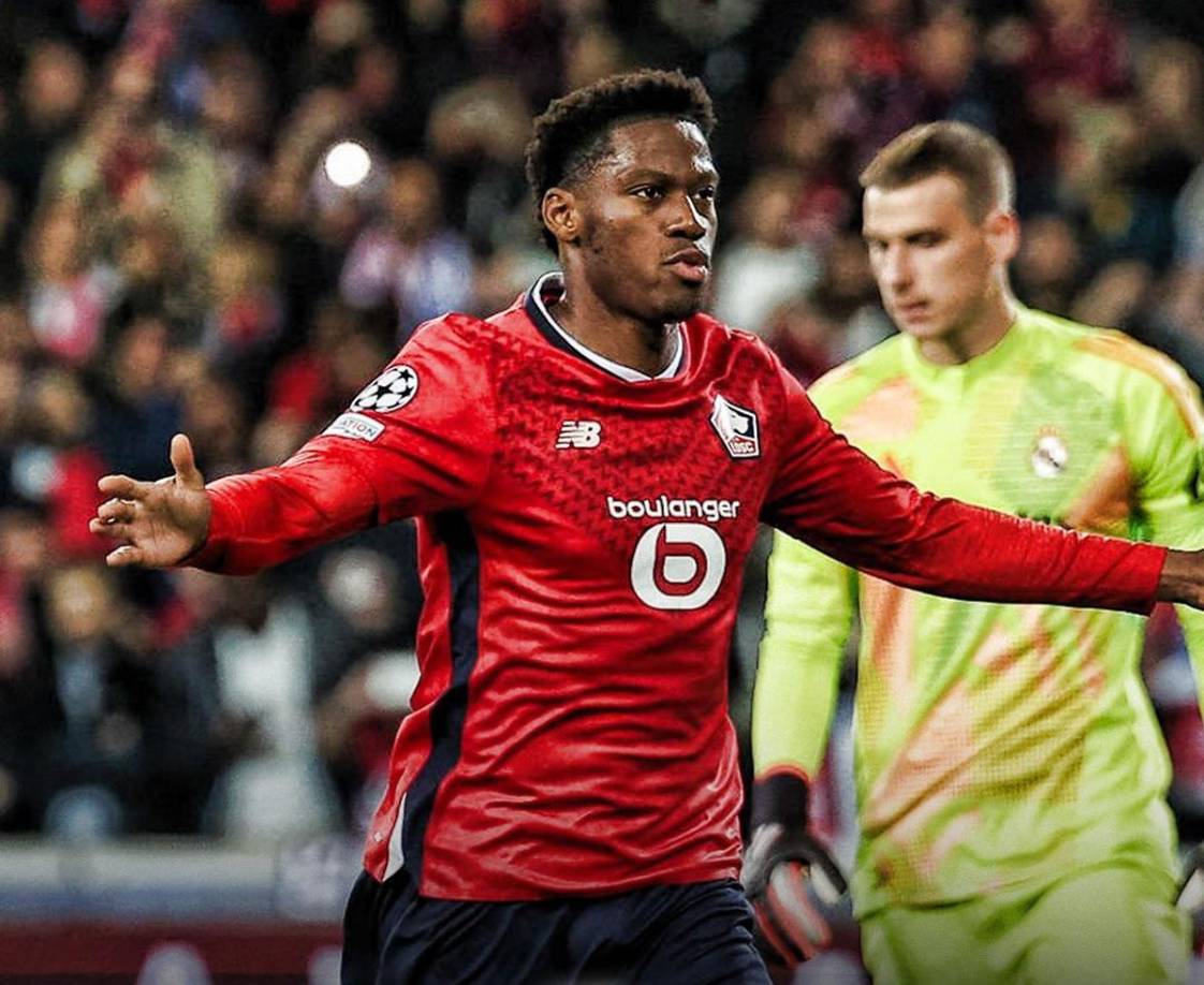 Jonathan David hizo historia. Se convirtió en el cuarto futbolista de la Concacaf en marcarle un gol al Real Madrid en la Champions League.