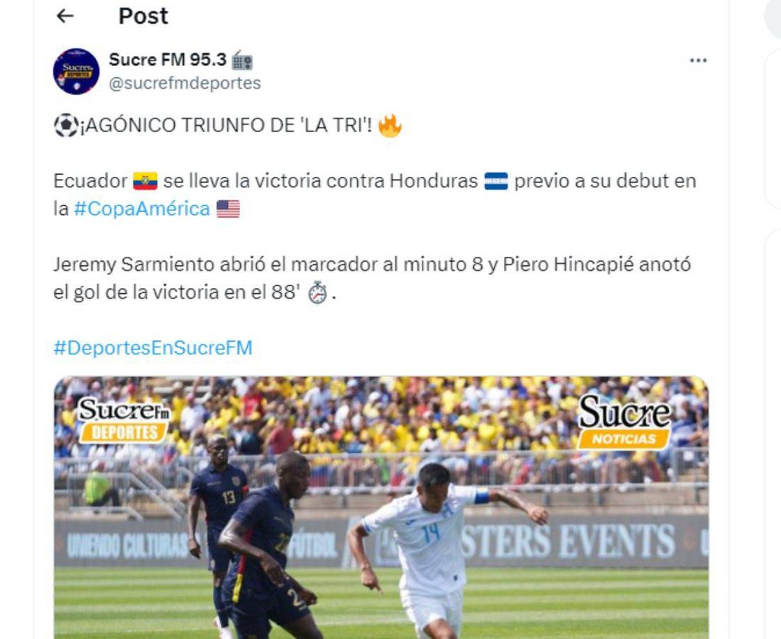 ”Agónico triunfo de la Tri”.