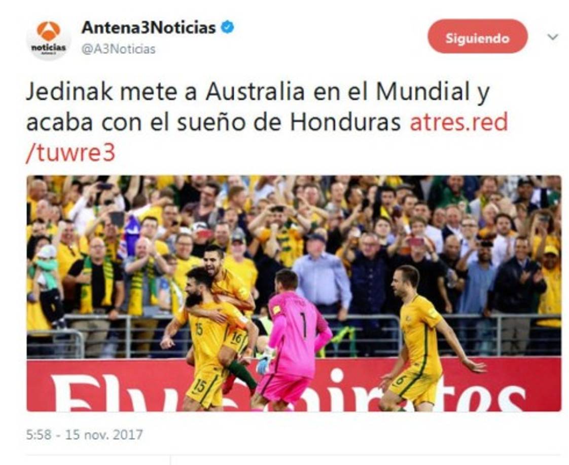 Antena 3 de España.