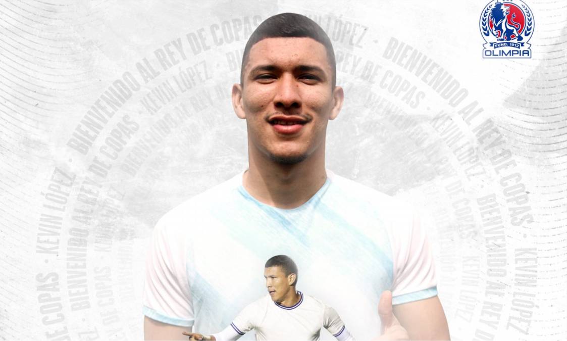 El Olimpia hizo oficial el fichaje del extremo hondureño Kevin López, quien llega procedente del Comunicaciones de Guatemala. “El Choloma” es uno de los legionarios que vuelve al fútbol de la Liga Nacional de Honduras.