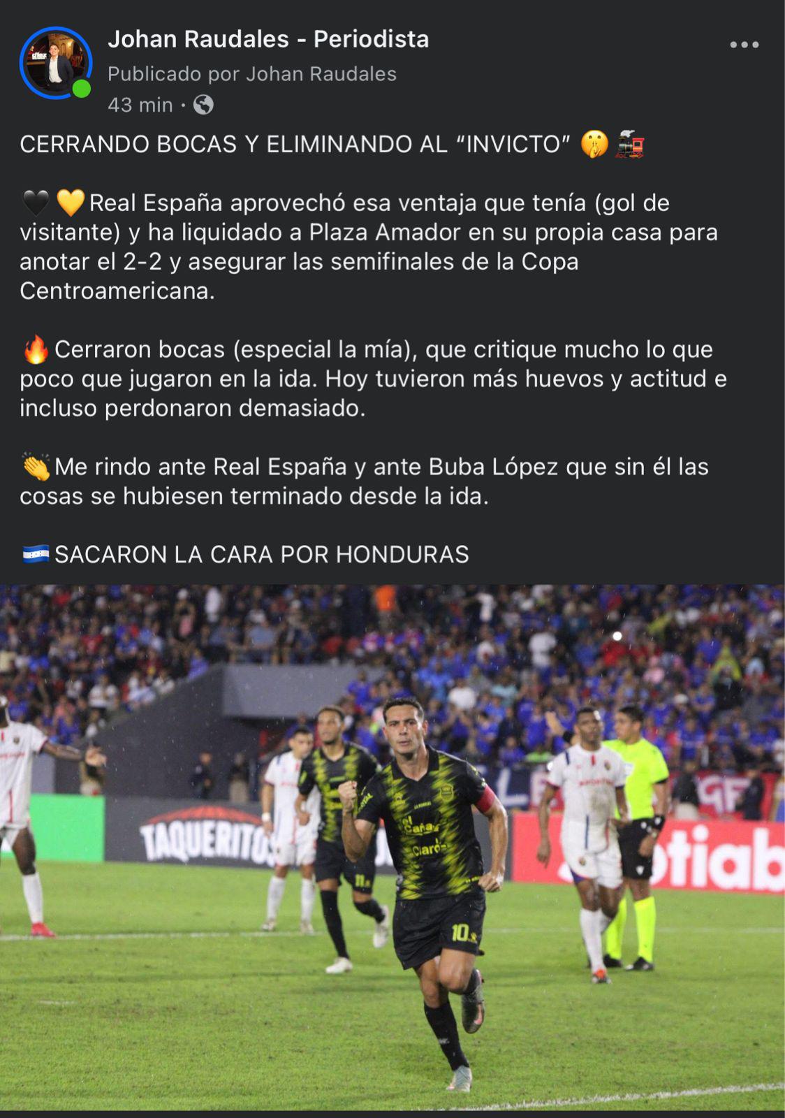 Chepe Bomba se pronunció: Locura por Real España y esposa de jugador sorprende