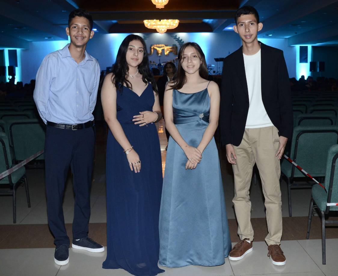 Jonathan Brizuela, Maileyng Hernández, Evelyn Hernández y Ángel Brizuela