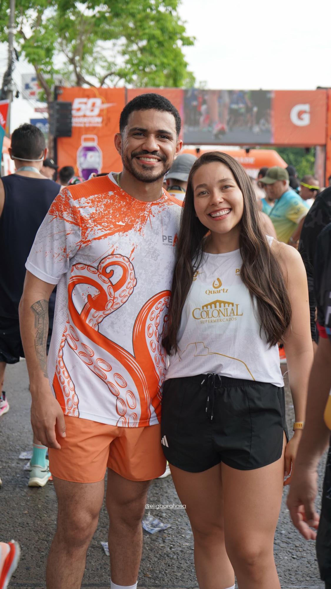 Famosos hondureños corren en la Media Maratón de La Prensa 2026
