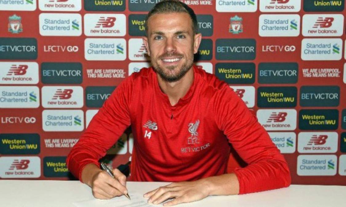 OFICIAL: El centrocampista Henderson renueva con el Liverpool hasta 2023.