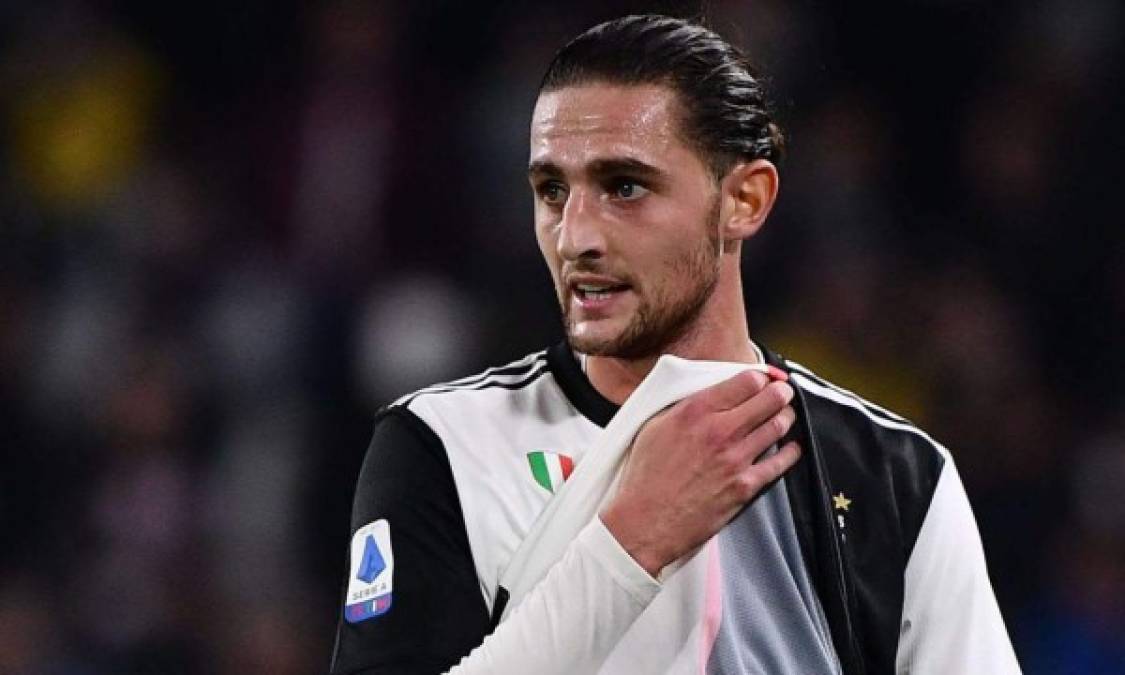 La Juventus de Turín rechaza una oferta del Everton por Adrien Rabiot de 30 millones de euros, según publica Tuttosport.