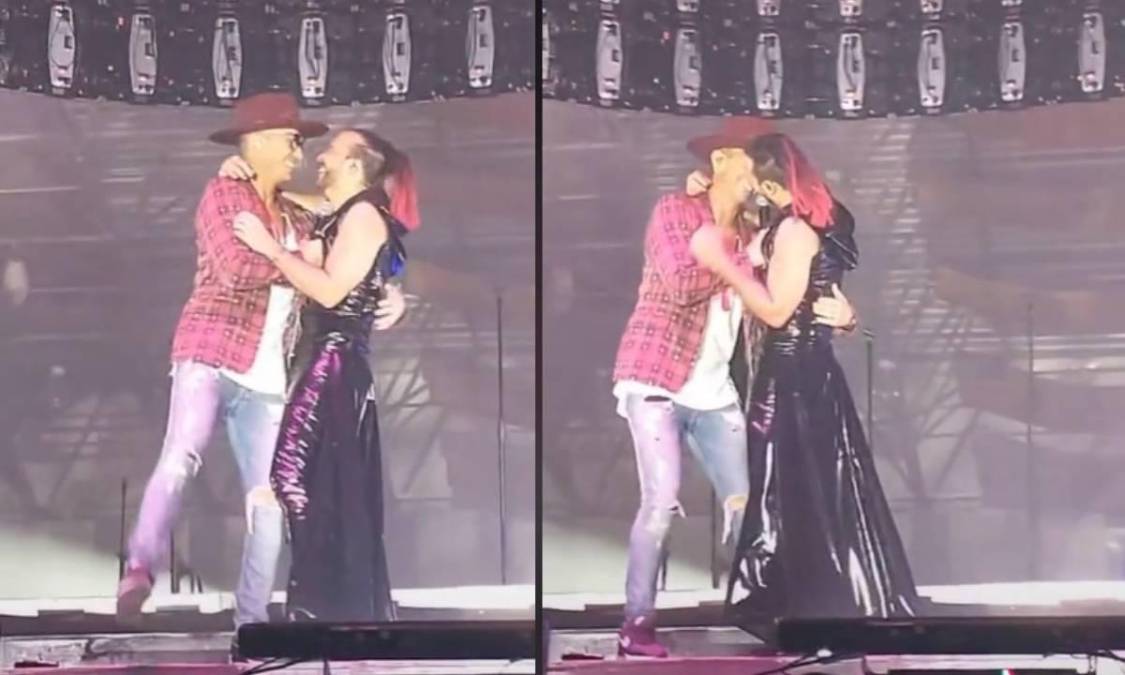 Las críticas a Apio llegaron luego de que se hizo viral un video en el que casi se besa con Erik en un show del 90’s Pop Tour, en el cual cantan un tema juntos.