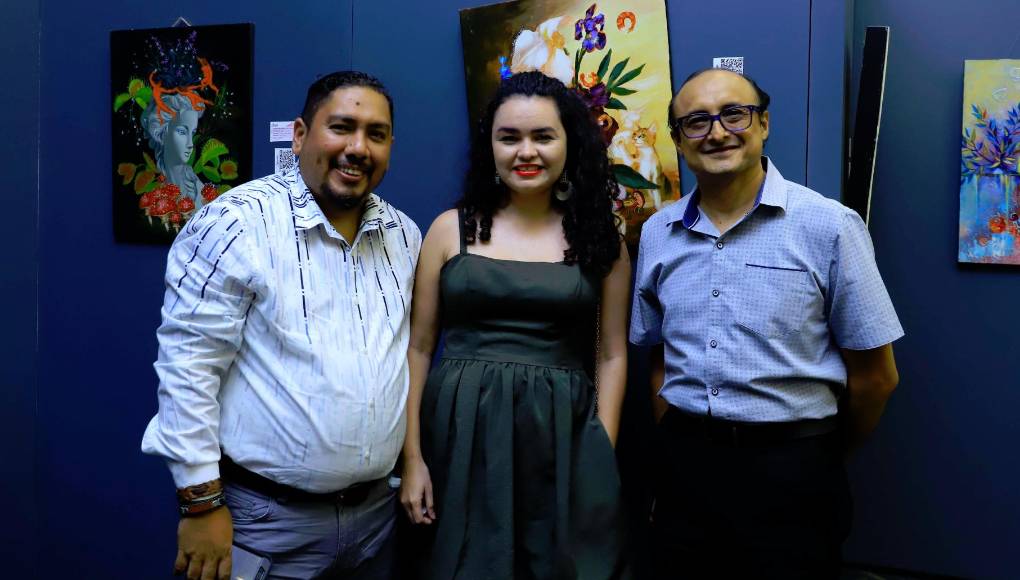 Román Murillo, Marlyn Letona y Damario Reyes