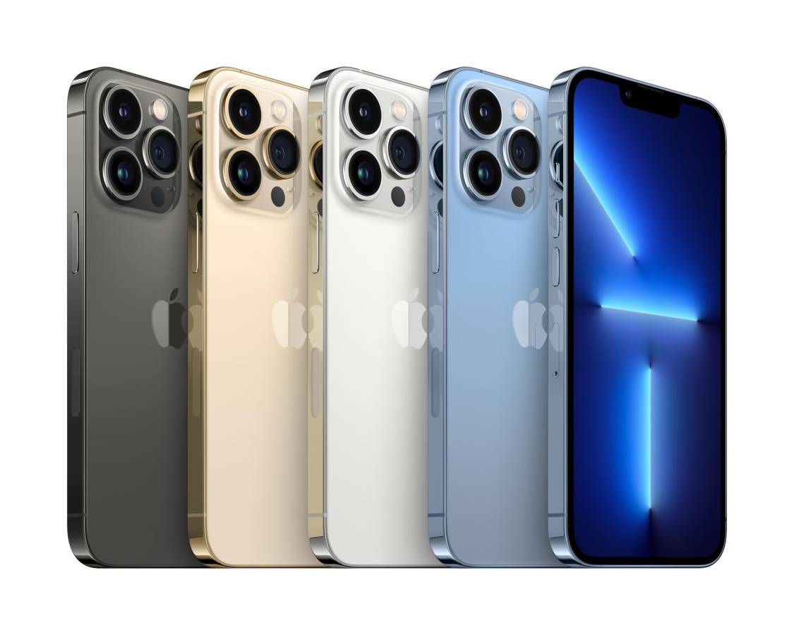 Los colores del nuevo iPhone 13 Pro.