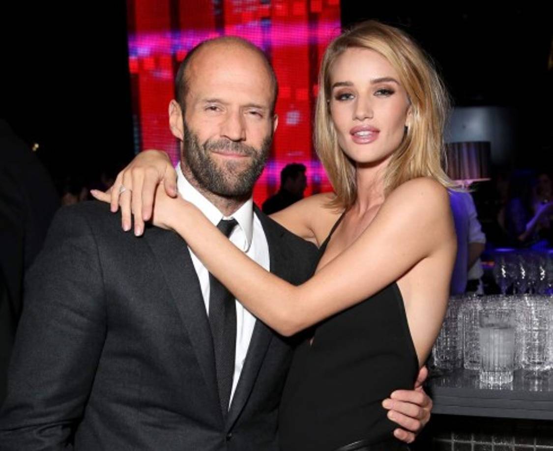 Jason Statham (48) y Rosie Huntington-Whiteley (28).