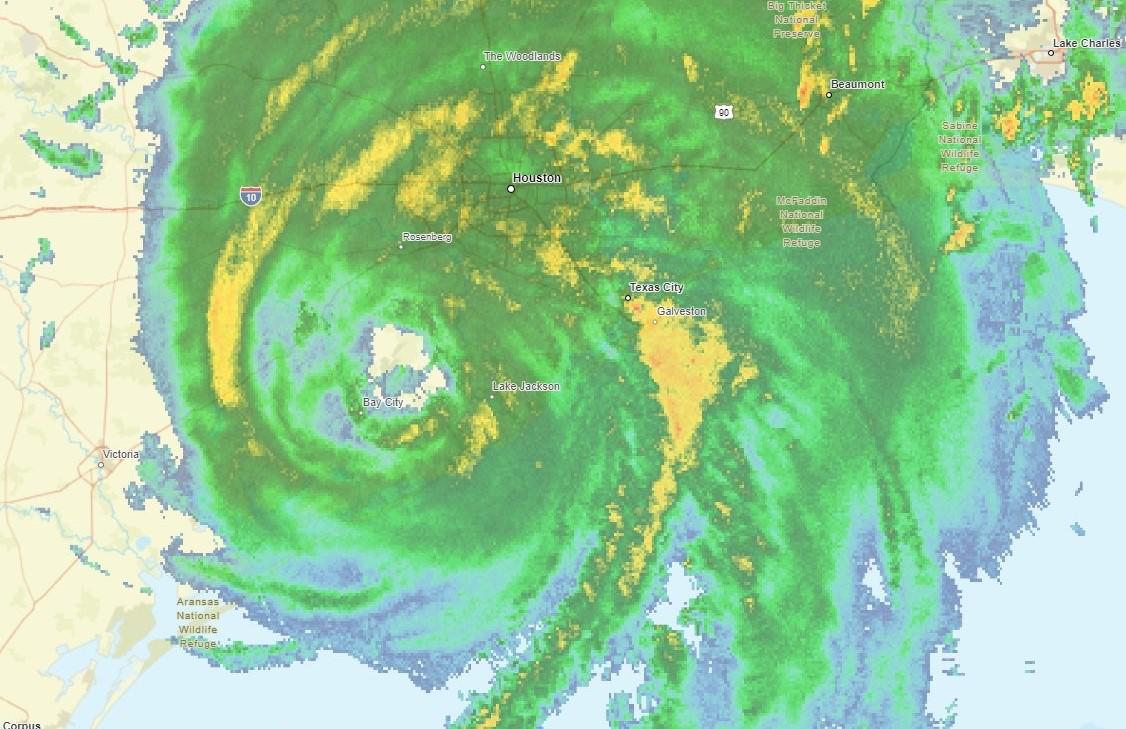 Beryl impacta en Texas como huracán categoría 1