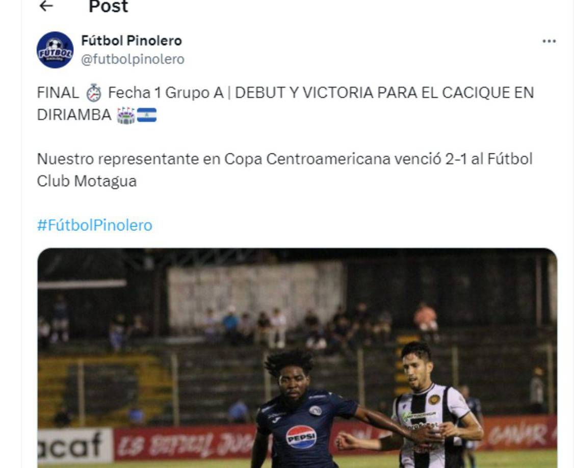 Prensa deportiva de Nicaragua destacó el triunfo del Diriangén.