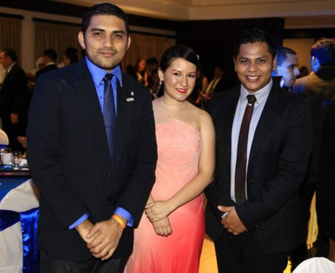 William Orellana, Rosa Milla y David Carranza.