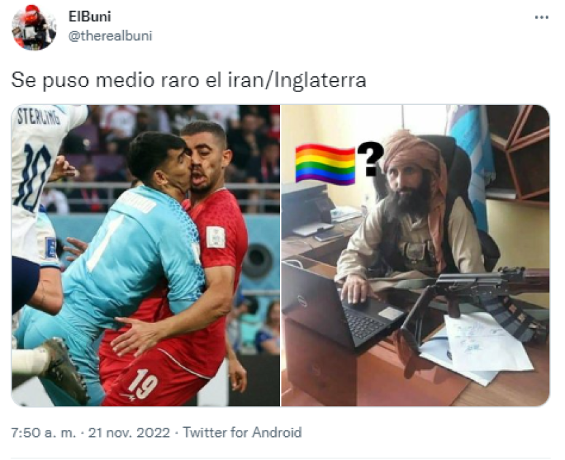 El portero de Irán Alireza Beiranvand, salió en camilla en el primer tiempo luego de un fuerte choque con su compañero, los memes no lo perdonaron.
