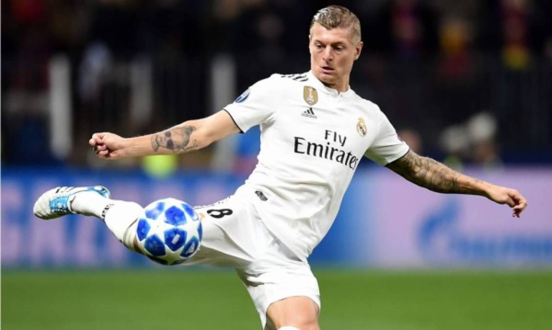 El alemán Toni Kroos estará en el centro del campo del Real Madrid.