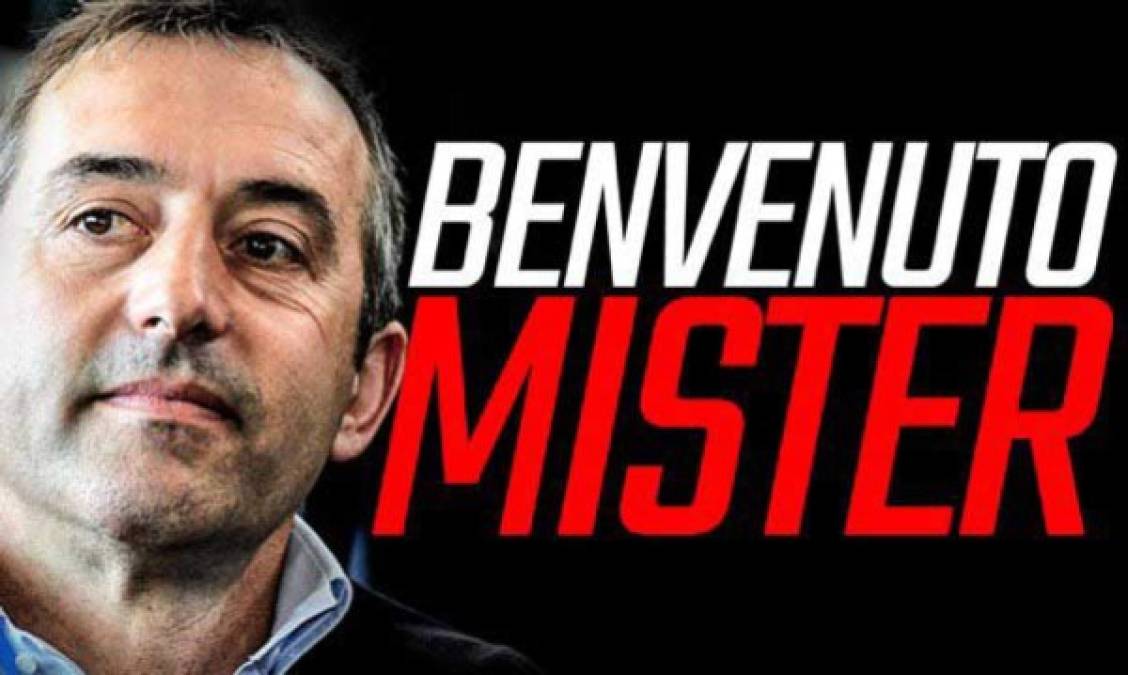 Marco Giampaolo: El AC Milan ha anunciado al italiano como su nuevo entrenador, llega procedente de la Sampdoria de Italia. Firmó por dos años con el club rossonero.