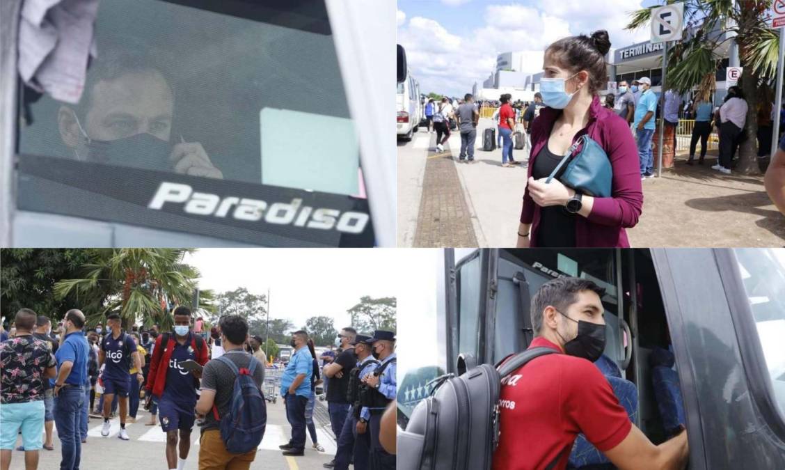 La selección de Panamá aterrizó en San Pedro Sula con el objetivo de vencer a Honduras.¿Quién es la chica que robó miradas en el Aeropuerto Ramón Villeda Morales.