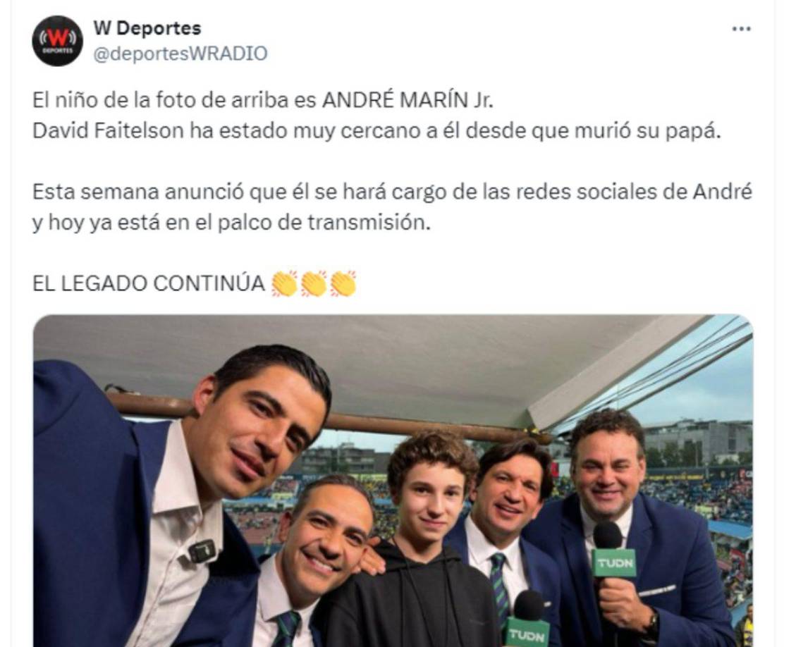 La acción de David Faitelson no pasó desapercibida en redes sociales. 