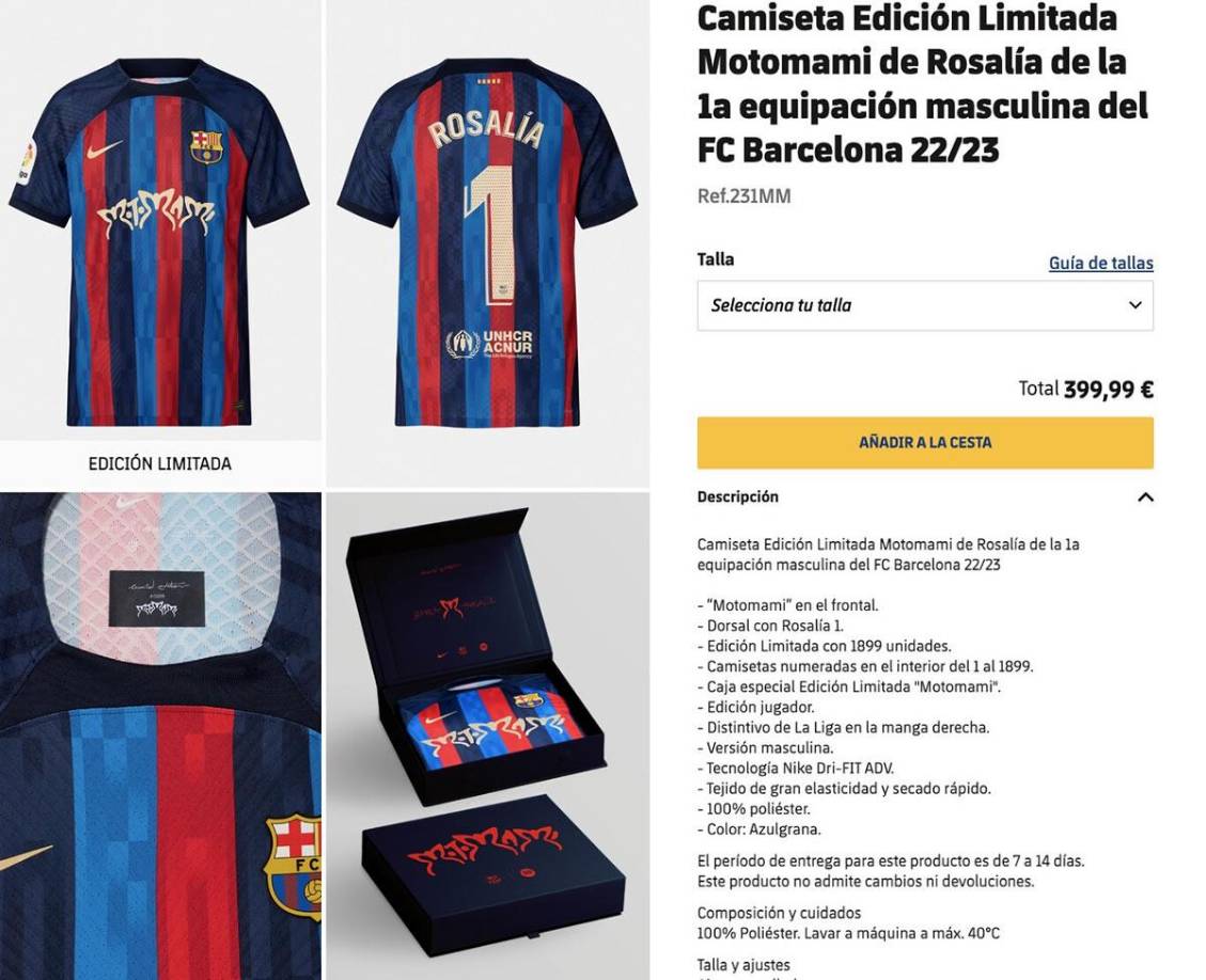 La edición limitada más barata está formada por un total de 1.899 camisetas que fueron producidas.