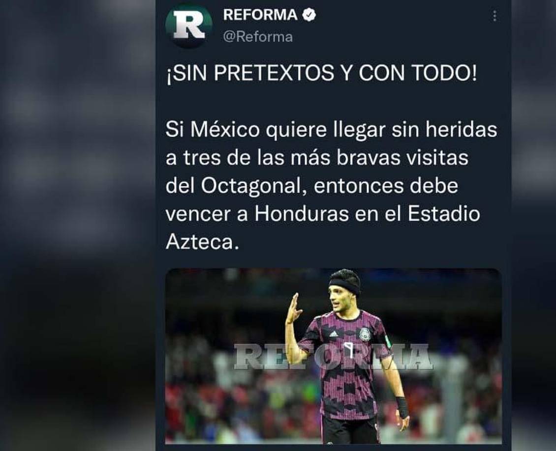 Reforma de México: “Sin pretextos y con todo”.