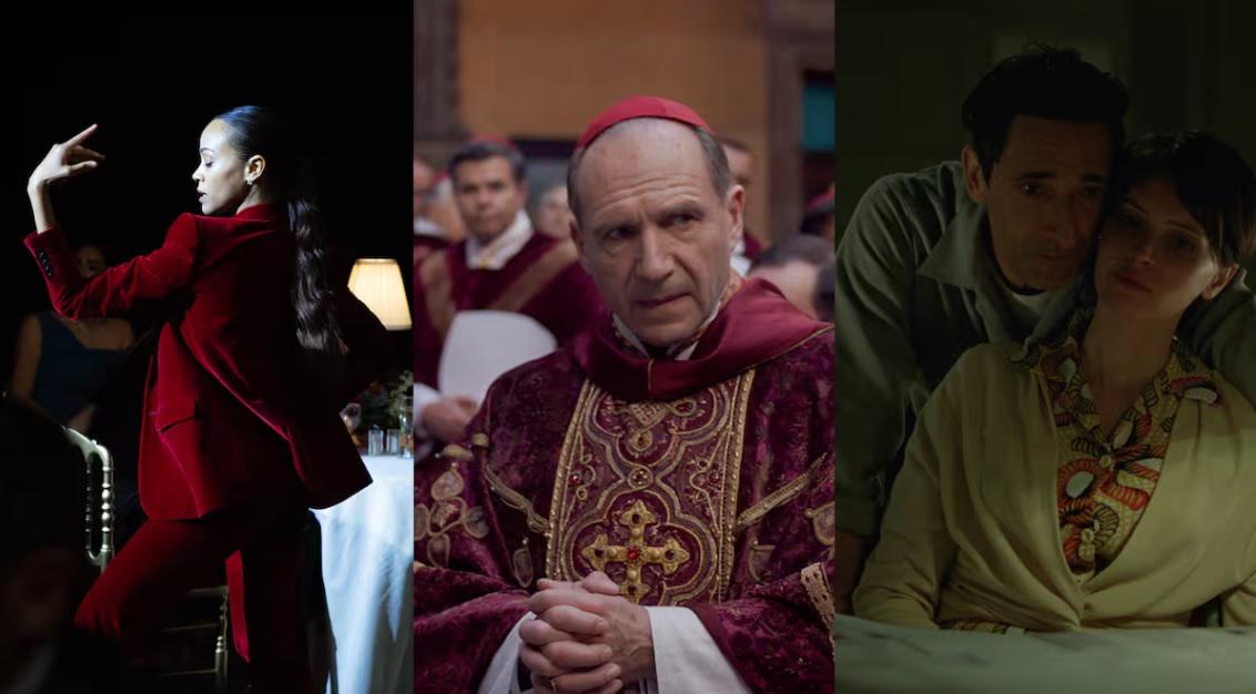 ‘Emilia Pérez’, ‘Conclave’ y ‘The Brutalist’ buscan imponerse en los Globo de Oro