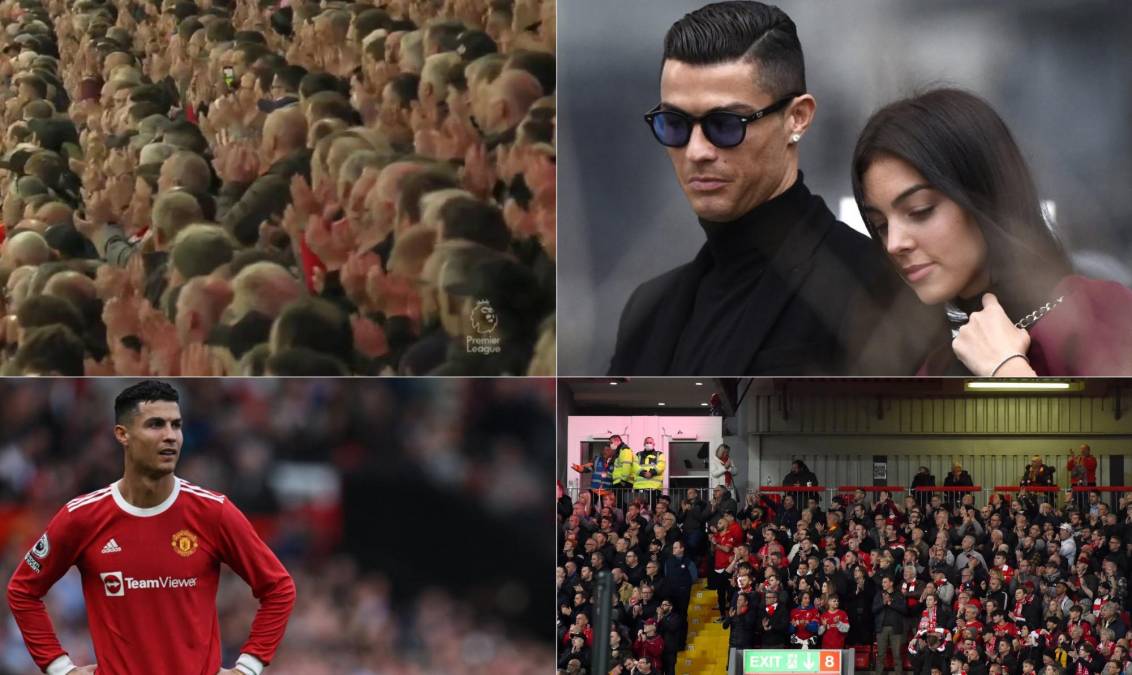 Los aficionados del Liverpool dejaron a un lado la rivalidad con Manchester United y en clásico de Inglaterra le rindieron un emotivo homenaje a Cristiano Ronaldo, futbolista que perdió a uno de sus hijos el día lunes. 