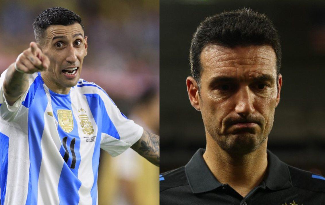 Ángel Di María le responde a Scaloni tras petición de seguir con Argentina