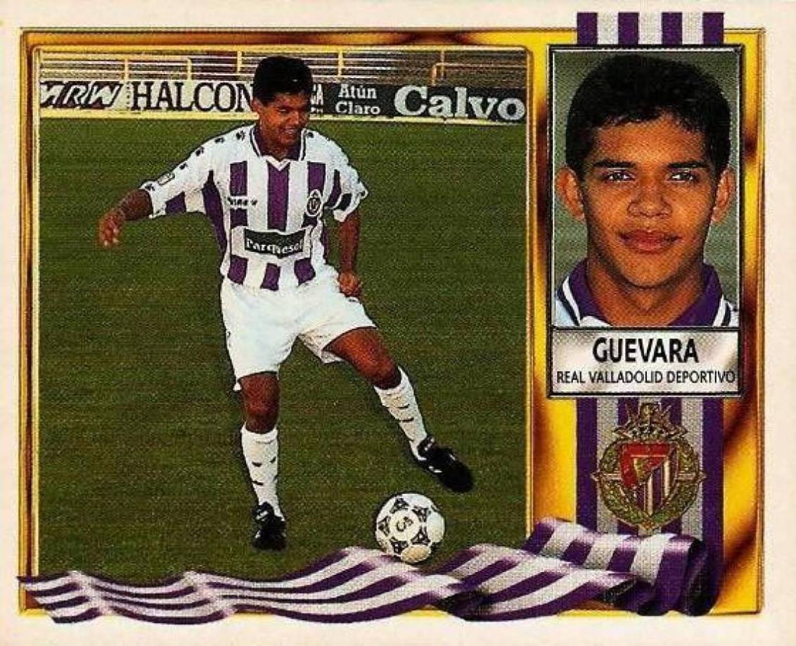 Amado Guevara - Motagua a finales de los 90’s enviaba mucho jugador a Europa. El gran capitán de los azules e ídolo de ídolos fue fichado por el Real Valladolid en la temporada de 1995.