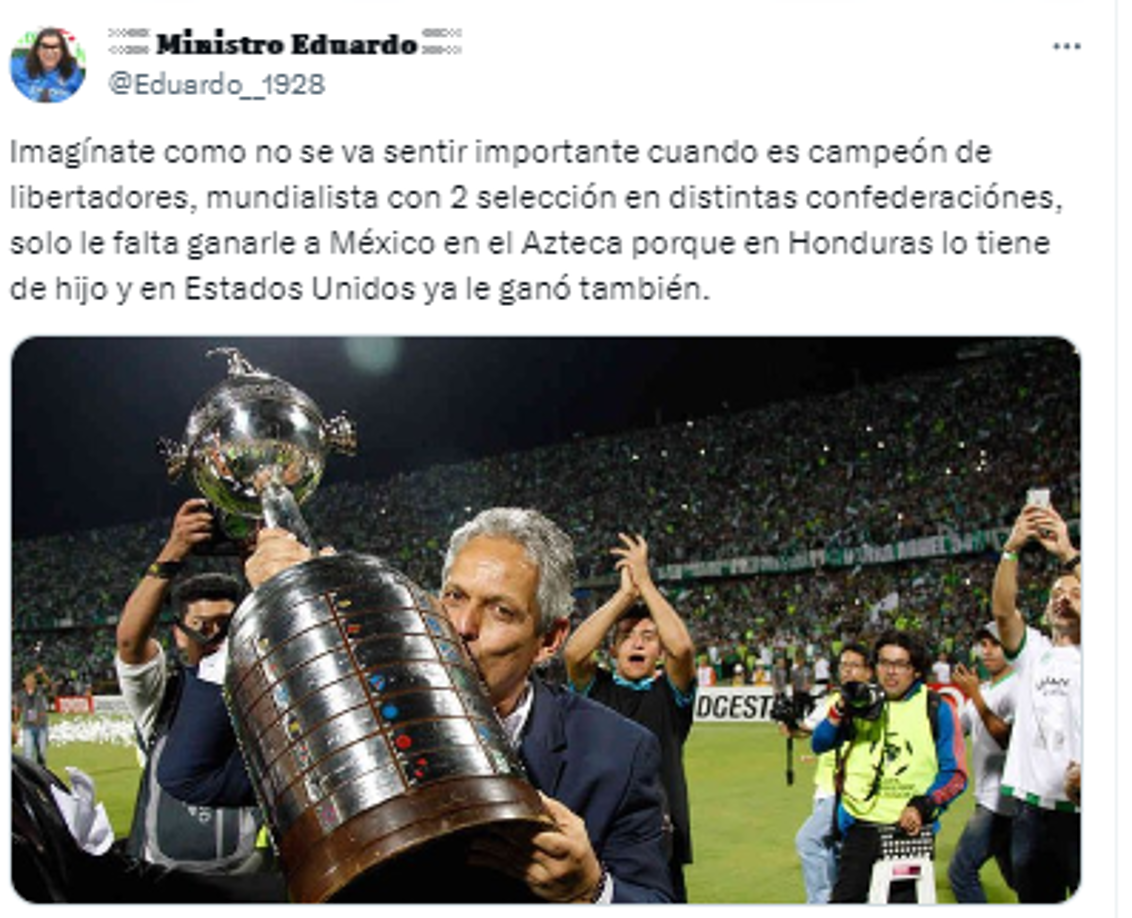 Varios usuarios en redes sociales también decidieron responderle: “Imagínate como no se va sentir importante cuando es campeón de libertadores, mundialista con 2 selección en distintas confederaciones”.