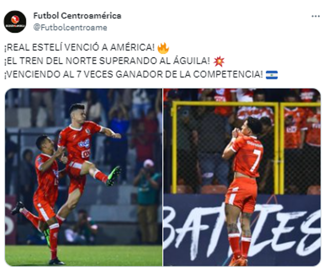  La reacción en las redes sociales a la derrota del América de México ante el Real Estelí.