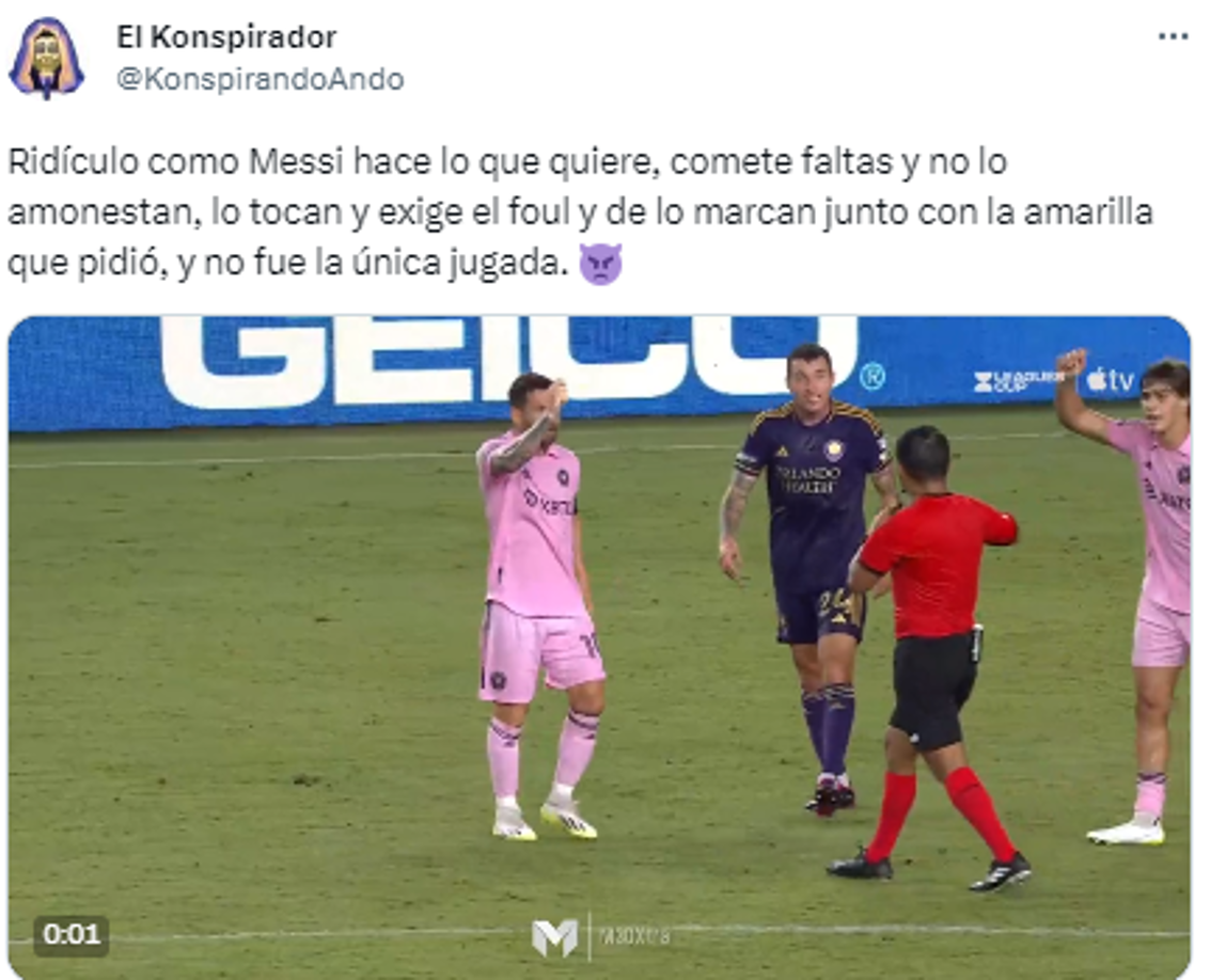 Luego de esto se desató un sinfín de comentarios sobre el arbitraje. 