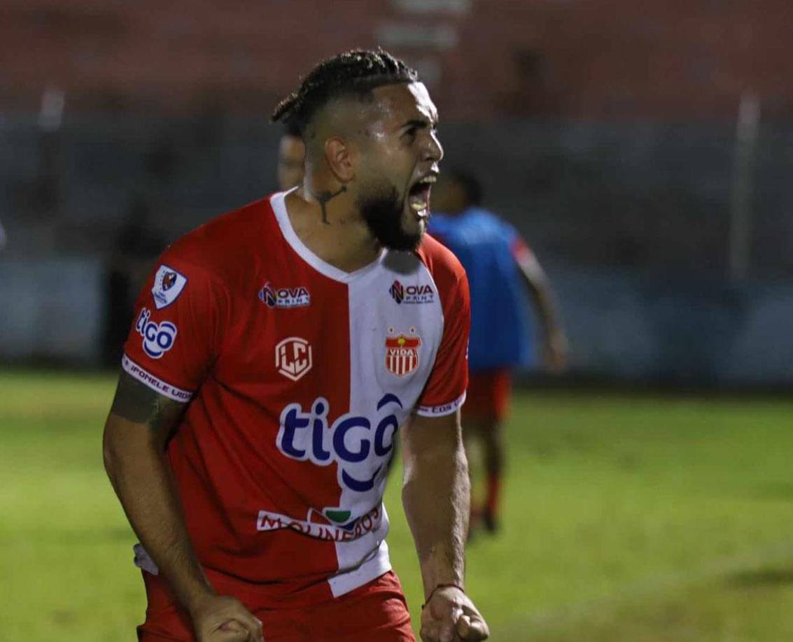 Josué Villafranca gritó a todo pulmón su anotación. El atacante marcó por segunda ocasión consecutiva en el Apertura 2023.