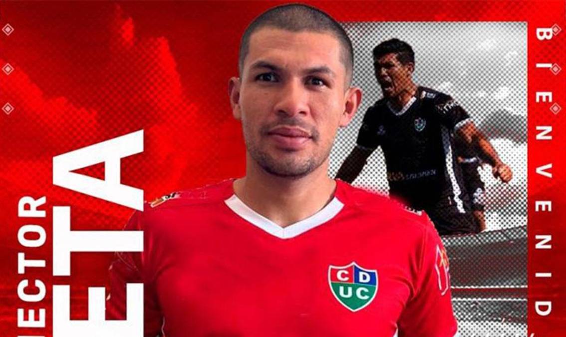 El atacante Héctor Alipio Zeta es nuevo jugador del Unión Comercio del fútbol de Perú.