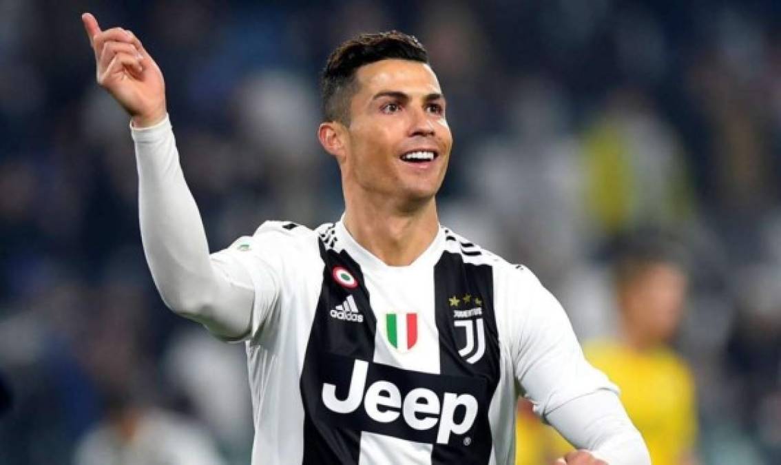 6.- Cristiano Ronaldo - 34 años<br/>Futbolista<br/>$109 MDD