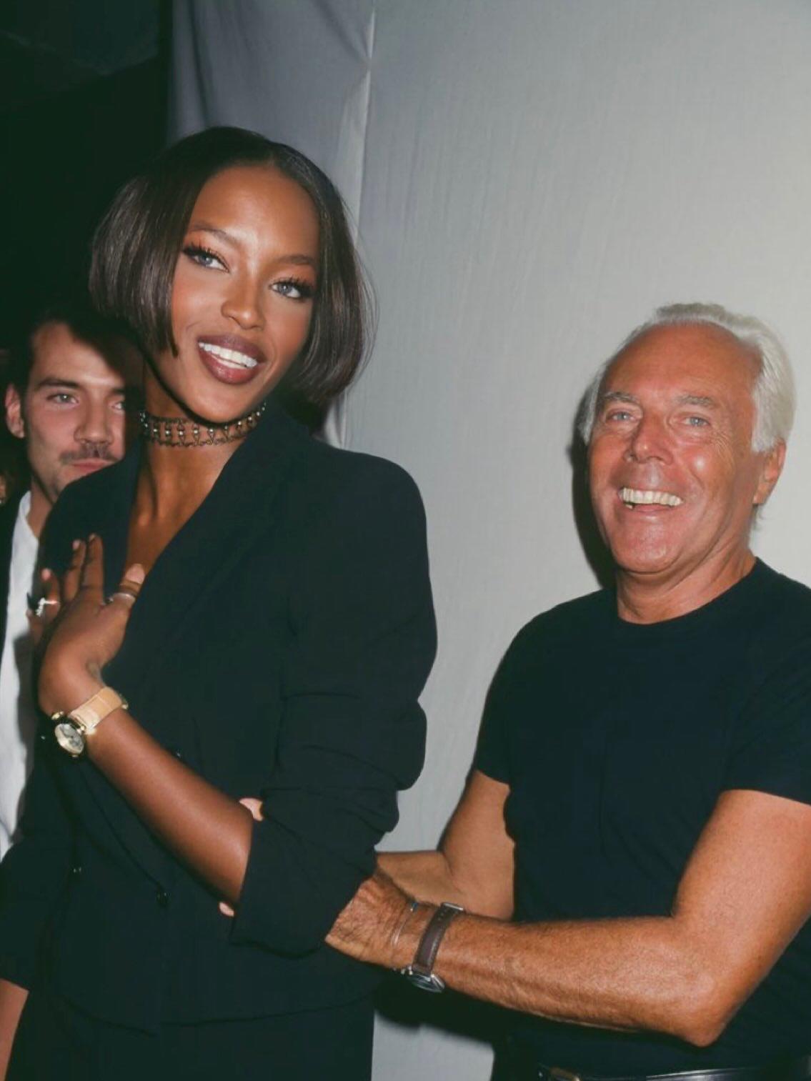 Naomi, Demi Moore, Julia Roberts y otras famosas lloran la muerte de Giorgio Armani