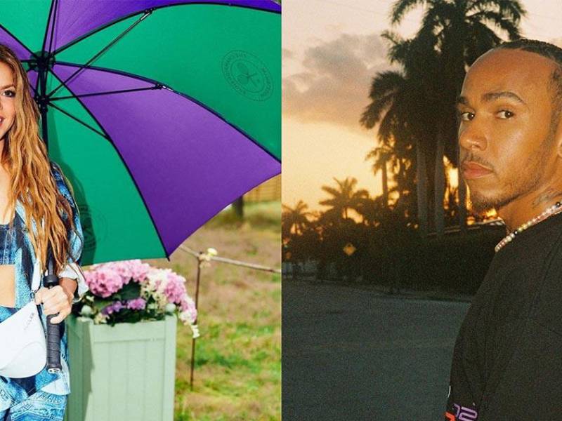Prensa internacional revela el malestar del piloto Lewis Hamilton con la cantante colombiana Shakira.