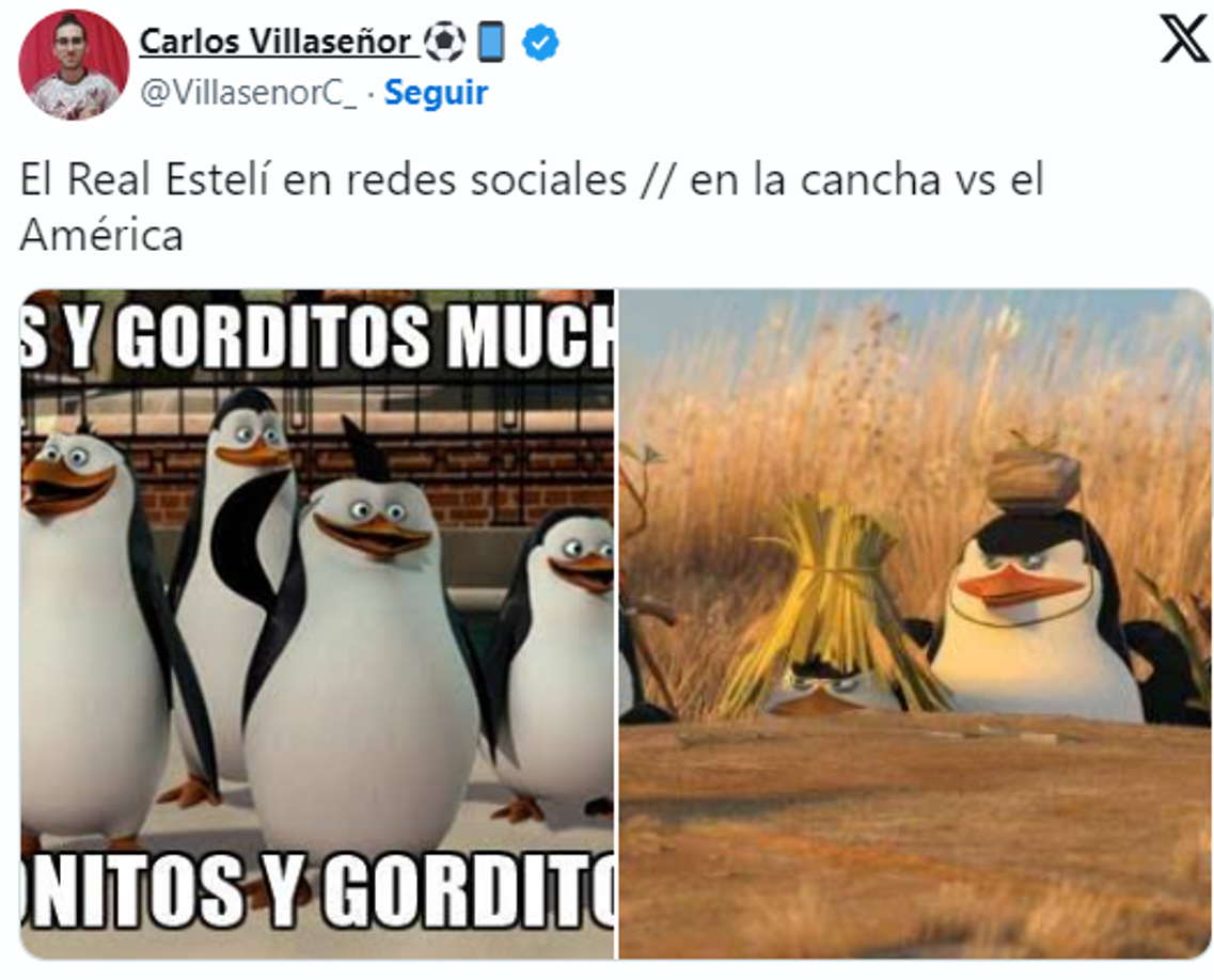 Memes destrozan al América de México tras perder ante Real Estelí