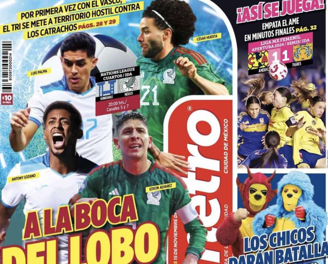 ”A la boca del lobo”, señalan los mexicanos respecto a la visita de su selección a San Pedro Sula para el duelo ante Honduras. 